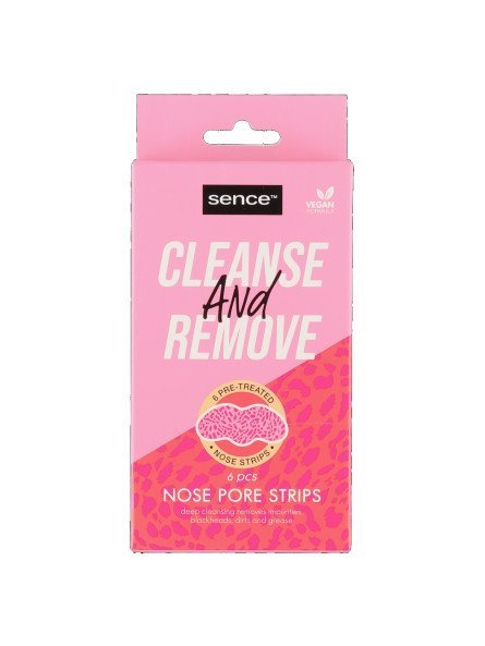 SENCE CLEANSE AND REMOVE NOSE PORE STRIPS (6pcs)