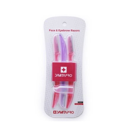 DAMITPRO FACE & EYEBROW RAZORS (3pcs)