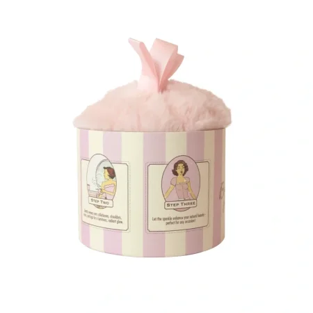 THE VINTAGE SHIMMER BODY POWDER PUFF