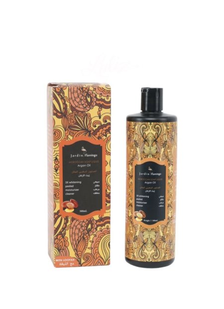 JARDIN FLAMINGO MOROCCAN SOAP LIQUID ARGAN OIL (500ml)