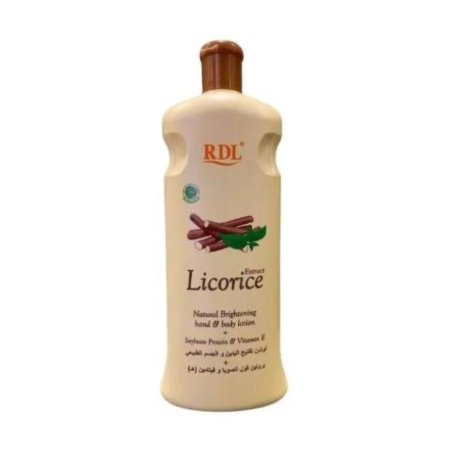 RDL LICORICE NATURAL WHITENING BODY &HAND LOTION (600ml)