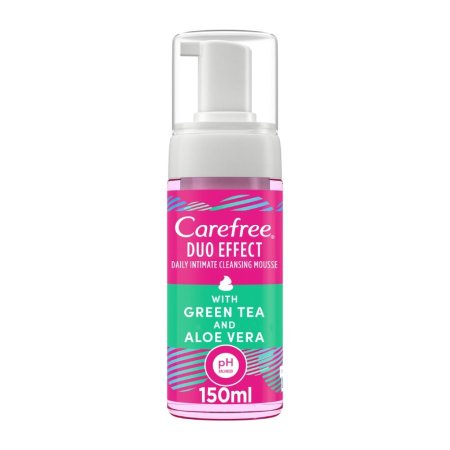 CAREFREE DUO EFFECT DAILY INTIMATE FOAM WASH (150ml)