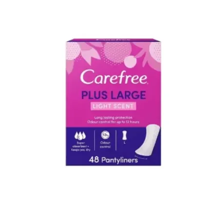 CAREFREE PLUS LARGE LIGHT SCENT (48pcs)