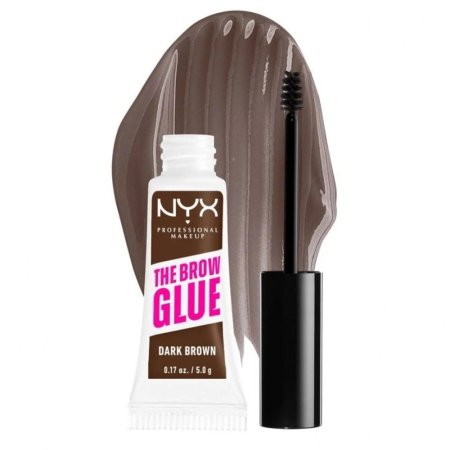 NYX THE BROW GLOW DARK BROWN EYEBROW MASCARA