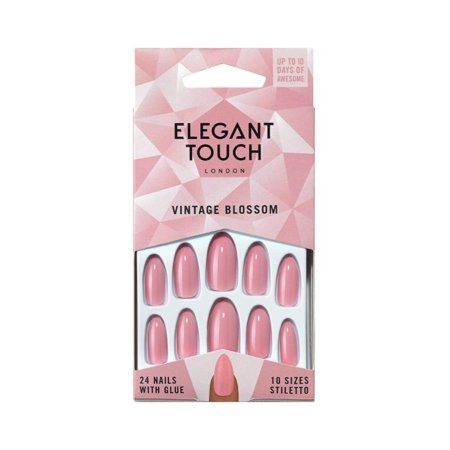 ELEGANT TOUCH VINTAGE BLOSSOM NAILS (24pcs)