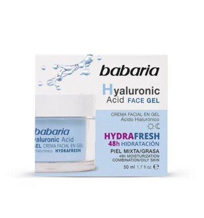 BABARIA HYDRA FRESH HYALURONIC ACID FACE GEL (50ml)