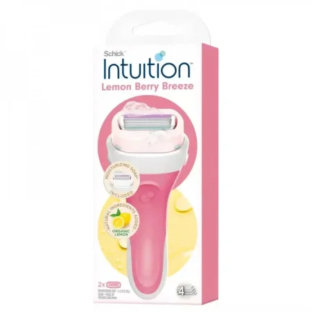 SCHICK INTUITION LEMON BERRY BREEZ BODY RAZOR