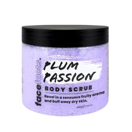 FACEFACTS PLUM PASSION BODY SCRUB (400g)