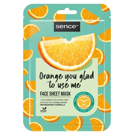 SENCE ORANGE FACE SHEET MASK (1pcs)