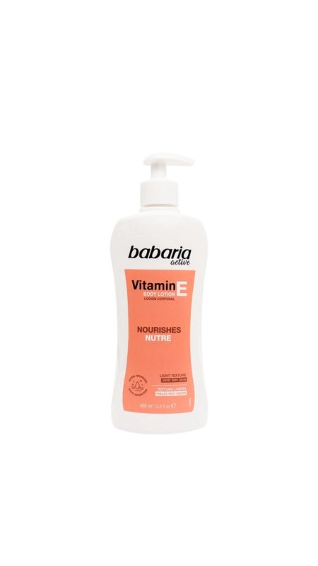 BABARIA VITAMIN E BODY LOTION (400ml)