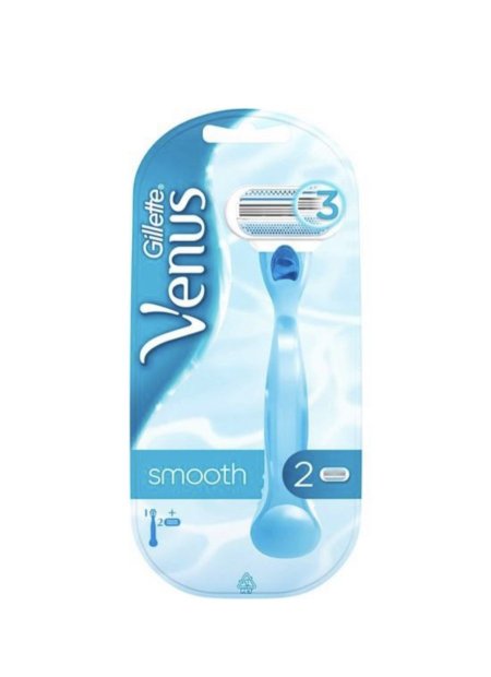 VENUS GILLETTE SMOOTH BODY RAZORS + 2 BLADES