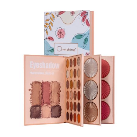 CHRISTINE EYESHADOW & HIGHLIGHTER & BLUSHER & CONTOUR