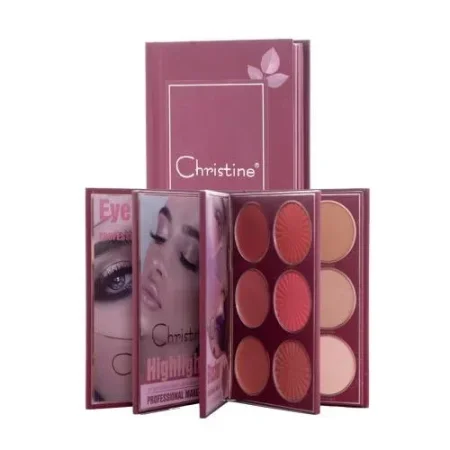 CHRISTINE EYESHADOW & HIGHLIGHTER & BLUSHER & CONTOUR