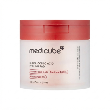 MEDICUBE RED SUCCINIC ACID PEELING PAD (155gm)