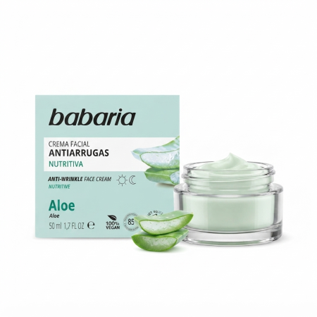 BABARIA ANTI WRINKLE WITH ALOE FACE CREAM (50ml)
