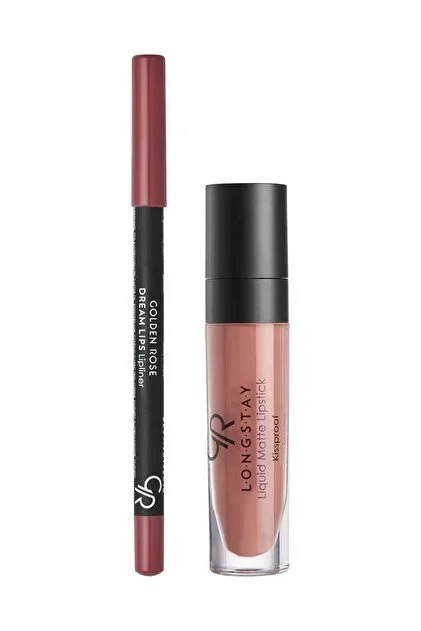 GOLDEN ROSE MATTE LIP KIT _ WARM NUDE