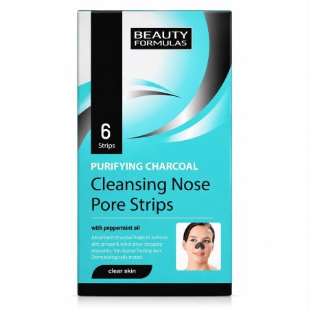 BEAUTY FORMULAS CHARCOAL CLEANSING NOSE PORE STRIPS