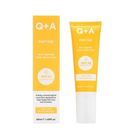 Q+A PEPTIDE ANTI-AGING DAILY SUNSCREEN (50ml)