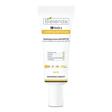 BIELENDA OVERPIGMENTATION SOOTHING CREAM SPF 50