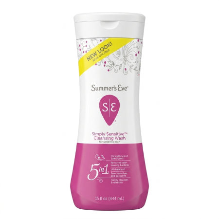 SUMMER'S EVE SIMPLY SENSITIVE CLEANSING WASH (444 ML)