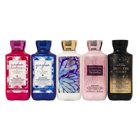 BATH & BODY WORKS BODY LOTION / WASH SET (236 ML / 295 ML)