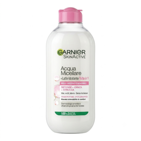 GARNIER SKINACTIVE MICELLAR CLEANSING WATER + HYDRATING MILK 400ML