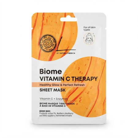 NATURA SIBERICA BIOME VITAMIN C THERAPY SHEET MASK