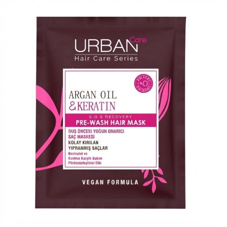 URBAN CARE ARGAN OIL & KERATIN HAIR MASK (50ml)