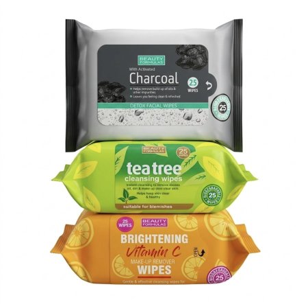 (30pcs) BEAUTY FORMULAS  FACIAL WIPES