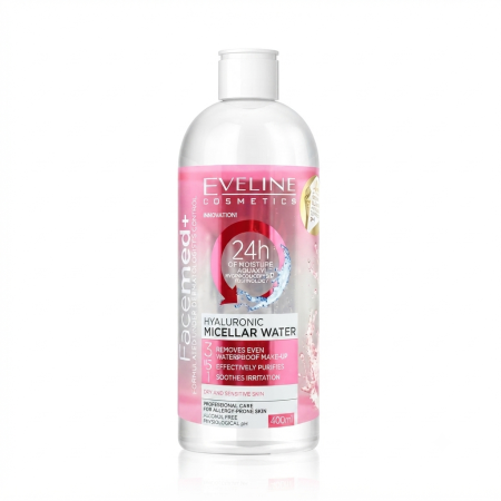 EVELINE HYALURONIC MICELLAR WATER (400ml)