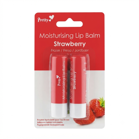 PRETTY MOISTURISING STRAWBERRY LIP BALM
