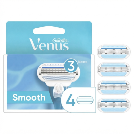 VENUS GILLETTE SMOOTH RAZORS (4pcs)