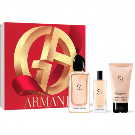 GIORGIO ARMANI SÌ EAU DE PARFUM GIFT SET (100ml) – 3 PCS