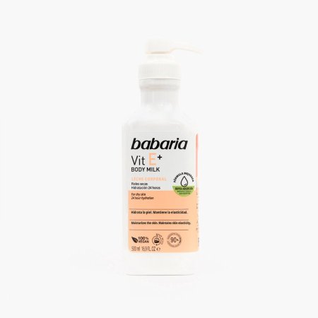 BABARIA VIT E+ BODY MILK (500ml)