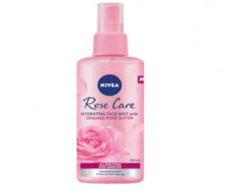 NIVEA ROSE CARE HYDRATING FACE MIST WITH ORGANIC ROSE WATER (150ml)