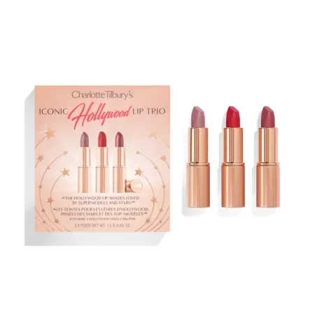 CHARLOTTE TILBURY HOLLYWOOD TRIO LIPSTICK SET (3pcs)