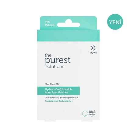 THE PUREST SOLUTION TEA TREE OIL HYDROCOLLOID INVISIBLE ACNE PATCHES