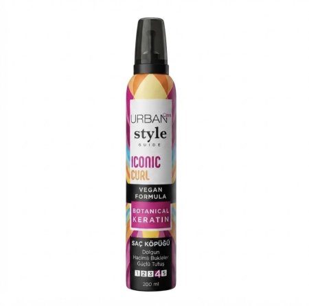 URBAN CARE ICONIC CURL STYLING MOUSSE (200ml)
