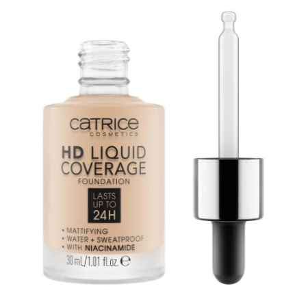 CATRICE HD LIQUID COVERAGE FOUNDATION (30ml)