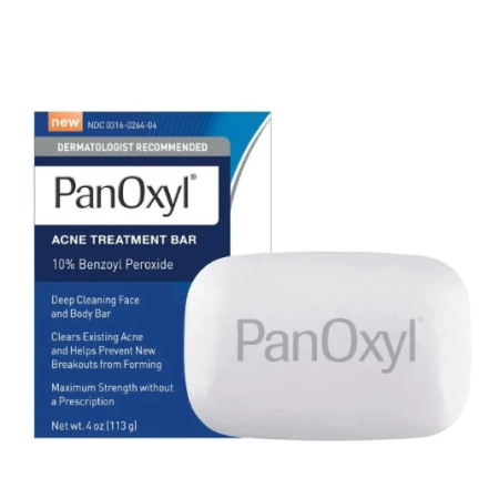 PANOXYL ACNE TREATMENT BAR 10% BENZOYL PEROXIDE FPR FACE AND BODY (113g)