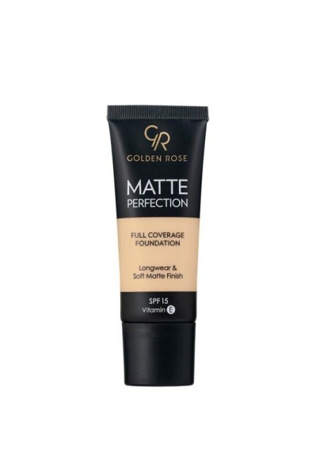 GOLDEN ROSE MATT PERFECTION FULL COVERAGE FOUNDATION (35ml)