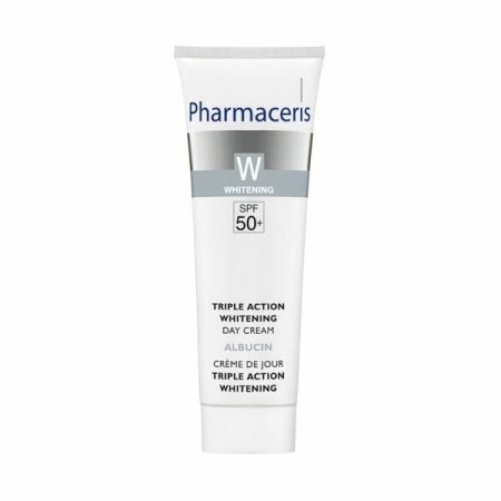 PHARMACERIS W TRIPLE ACTION WHITENING DAY CREAM SPF 50 ALBUCIN (30ml)