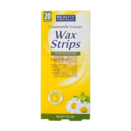 BEAUTY FORMULAS WAX STRIPS HAIR REMOVER (20pcs)